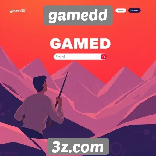 Interface do usuário do site gamedd é intuitiva e acessível